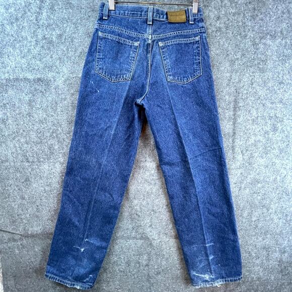 Vintage Calvin Klein Jeans Womens 14 Indigo Straight Leg Loose Fit 90s 80s - Picture 2 of 13
